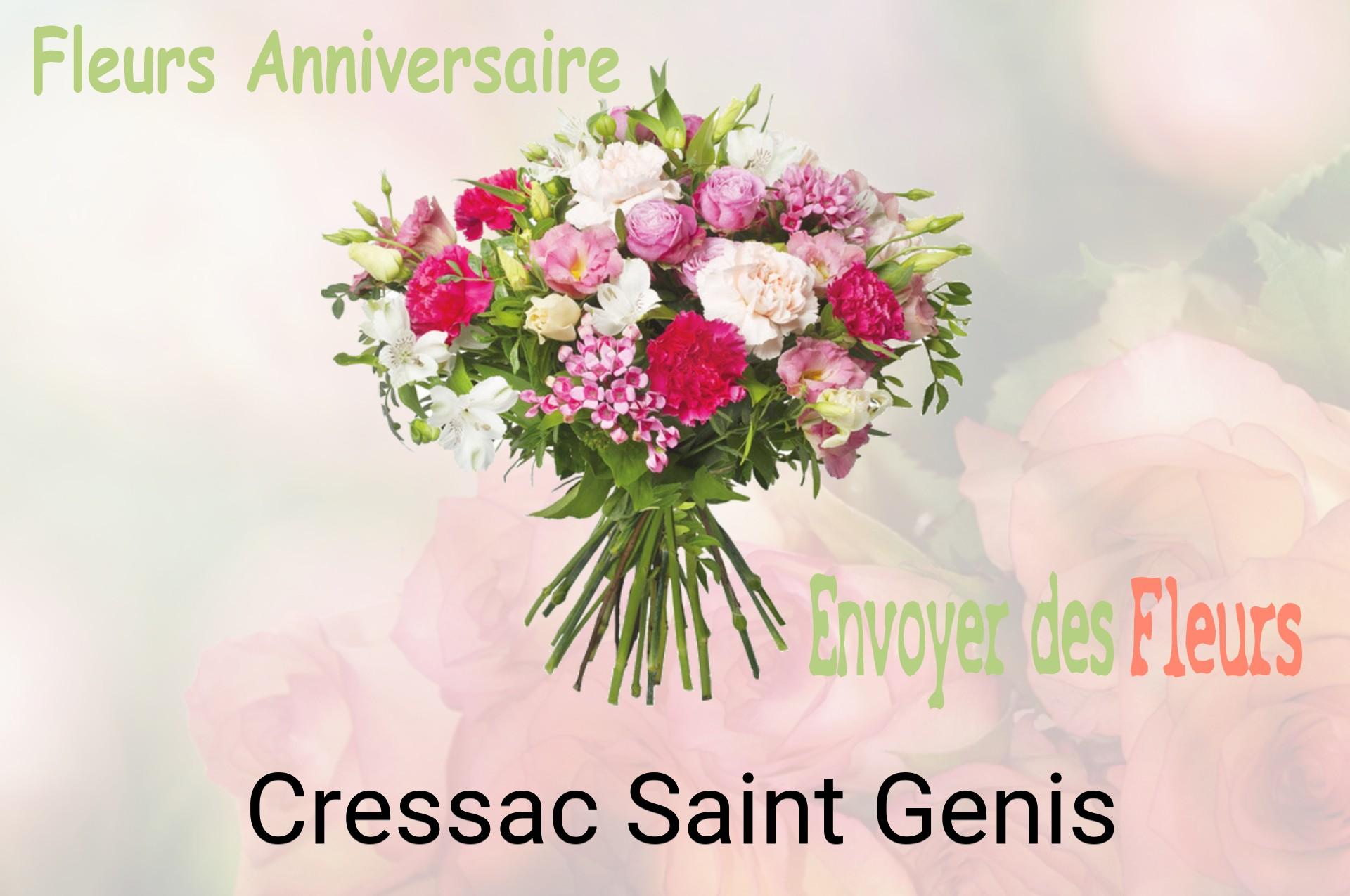 Bouquet de fleurs d’anniversaire livré à Cressac-Saint-Genis